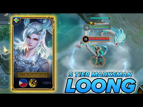 LOONG - S TIER MARKSMAN GAMEPLAY RANK MASTER - HONOR OF KINGS