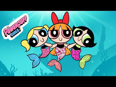 The Powerpuff Girls All Mermaid Compilation 🧜😘@EasyLittleDrawings