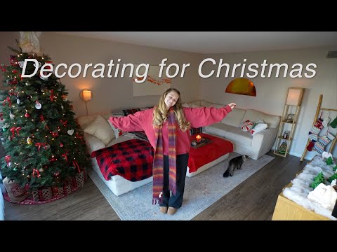 decorating my ENTIRE apartment for Christmas