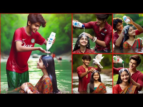 Trending Couple Name Photo Editing ||couple photo editing|| bing image creator