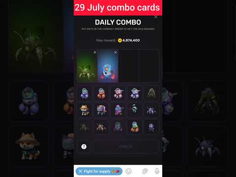 Pixelverse daily combo today 29 july