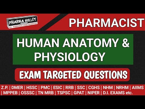 Pharmacist exam preparation | Human Anatomy & Physiology mcqs