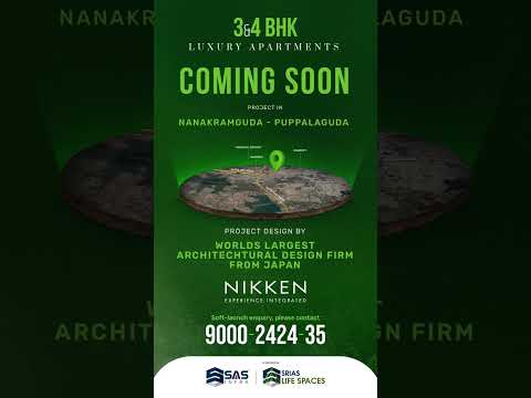 3&4 BHK Luxury Apartments In Hyderabad Coming Soon!