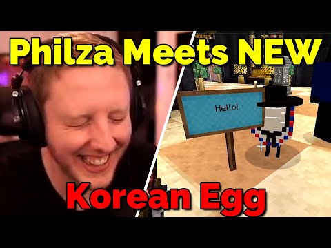 Philza meets the NEW Egg For the first time (Chunsik) on QSMP Minecraft