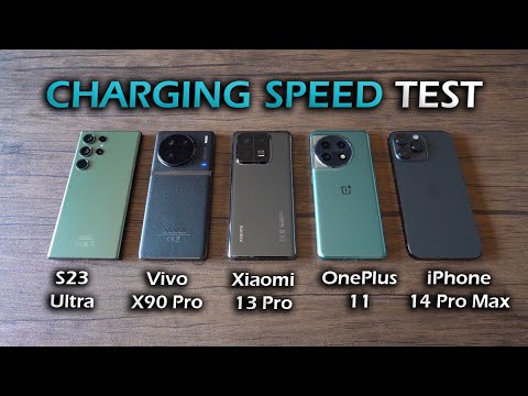 S23 Ultra vs Vivo X90 Pro vs Xiaomi 13 Pro vs OnePlus 11 vs iPhone 14 Pro Max | CHARGING SPEED TEST