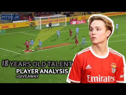 18 Years Old Talent Andreas Schjelderup | Benfica's New Signing | Player Analysis +Giveaway