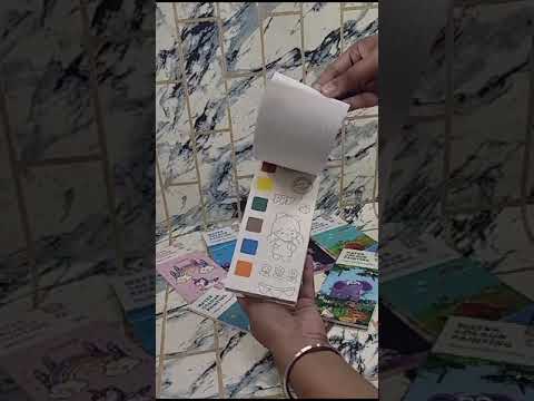 Watercolor book with 🎨