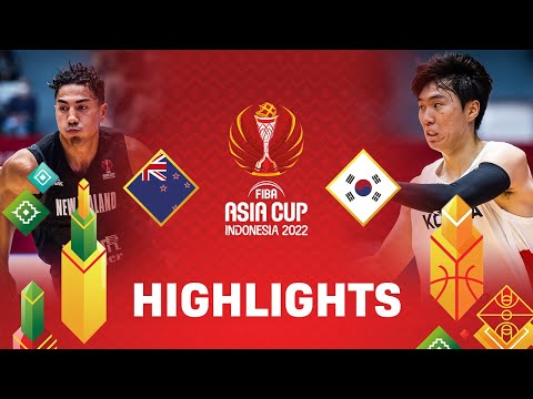 New Zealand vs Korea Highlights | FIBA Asia Cup 2022