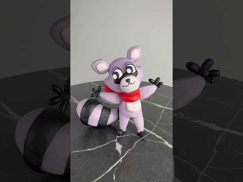 I made a Rambley the Racoon from Indigo Park#plasticinerelax #indigopark#clay #america