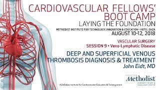 Deep and Superficial Venous Thrombosis Diagnosis & Treatment (John Eidt, MD)