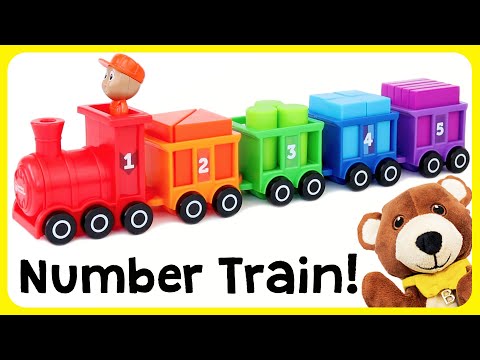 Counting for Preschoolers 1-5, Best Toy Learning Videos for Toddlers & Babies, Train Videos for Kids