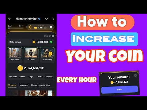 HOW TO INCREASE YOUR HAMSTER COINS,Hamster coin khsy increase kry