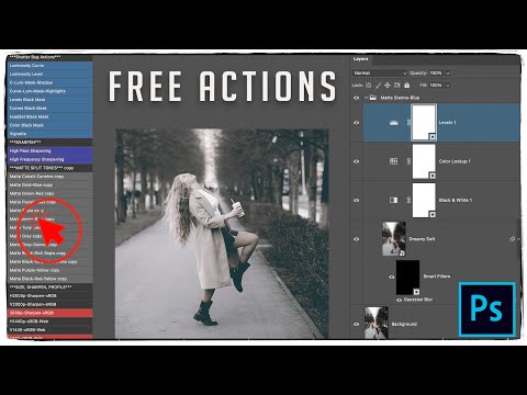 Free Actions for Photoshop: Video Tutorial