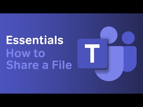 How to Share a File in a Chat | Microsoft Teams Essentials