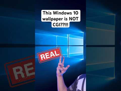 This Windows 10 Wallpaper is NOT CGI??!!!