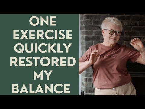 Seniors: This exercise is the FASTEST way to Regain your Balance