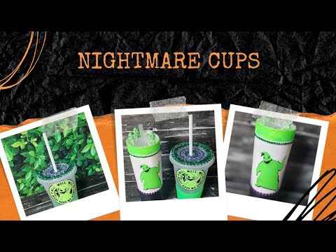 Nightmarishly fun plastic tumblers!