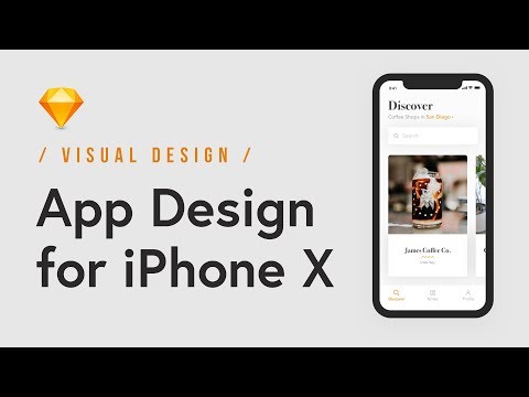 Design a Modern & Trendy Coffee App for iPhone X in Sketch