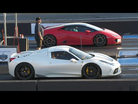 Supercars drag race