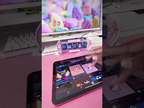 Pink Pixel Clock for Gaming Setup - Divoom Times Gate #shorts