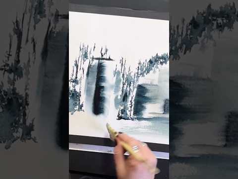 Creative Watercolor Ideas for Beginners and Pros! #shorts