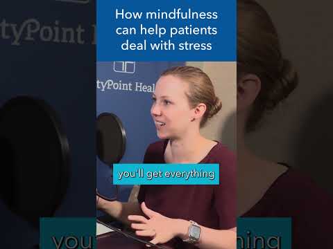 How being mindful can help with stress #shorts