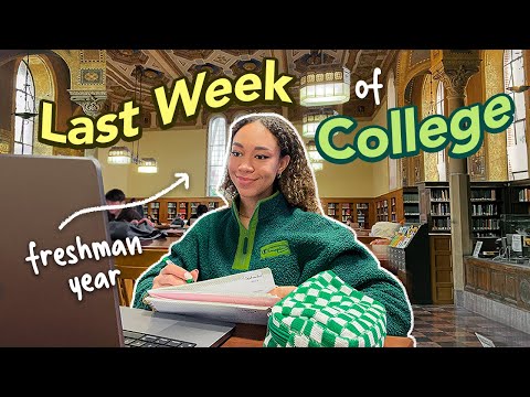 COLLEGE VLOG 📚 studying for finals + last week of freshman year at USC