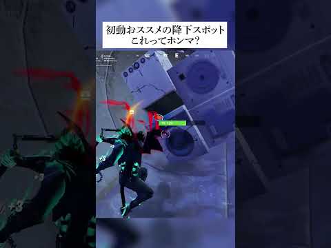 海外でバズってるおいしすぎる降下スポットってホンマなん？検証してみた #フォートナイト #fortnite #小技 #小ネタ