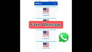 📲 Fake Whatsapp Number | Fake Whatsapp Kaise Banaye | Whatsapp Fake Account Kaise Banaye | WhatsApp