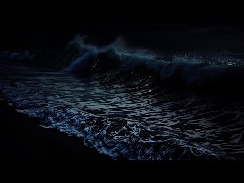 Soothing Ocean Waves for Deep Sleep | Relaxing Sea Sounds with Dark Screen