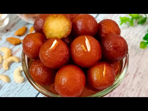 Gulab Jamun Recipe | Instant Gulab Jamun | Soft & Juicy Gulab jamun