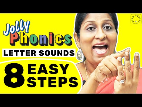 Learn Letter Sounds in 8 Steps Using Jolly Phonics | 42 Letter Sounds #online #steps #learning #kids