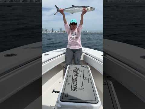 Her Biggest Too Date!! #shortsvideo #femaleangler #kingmackerel