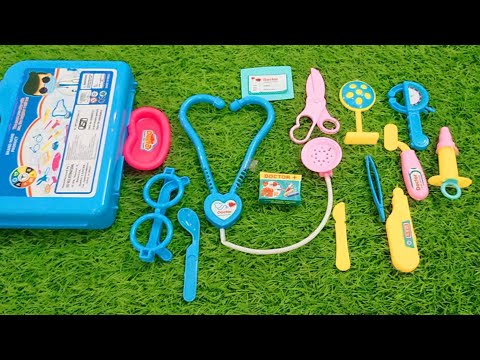 4 minutes satisfying with unboxing hello kitty doctor set | Miniature doctor set asmr