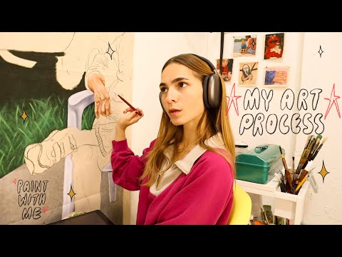 My art process ✿ paint with me