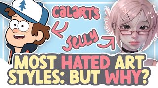 Why Do People HATE These Art Styles? (CalArts + Jelly Art Style) || SPEEDPAINT + COMMENTARY