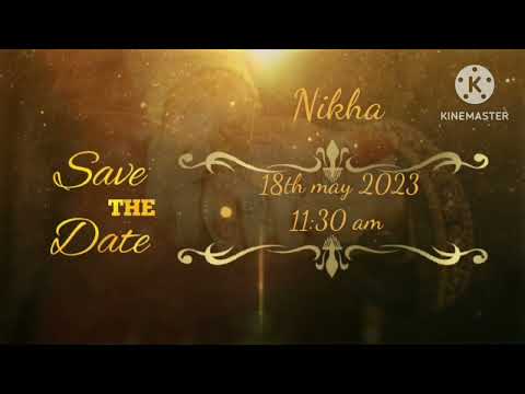 wedding invitation video