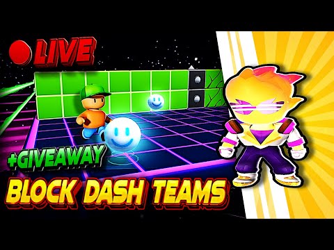 🔴 Block Dash Teams LIVE🔥| EU Server🌍 | Stumble Guys🥊| #stumbleguys #blockdash