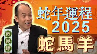 【蛇 馬 羊 】.蘇民峰 2025 蛇年生肖運程