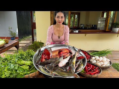 How to cook fresh fish recipe in my village - Amazing cooking