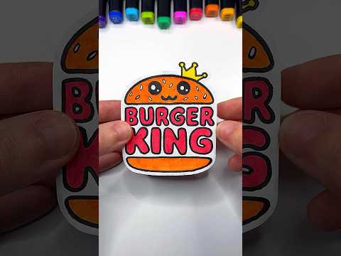 DIY Burger King Surprise Box with Paper | Paper Craft Ideas #shorts #papercraft