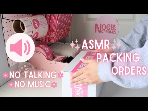 Packaging Orders ASMR Small Business | ASMR Packaging Small Business, Packing Orders ASMR, No Music