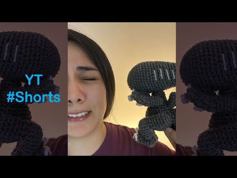 Alien Xenomorfo amigurumi