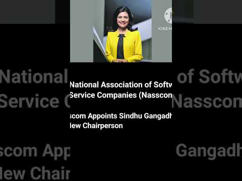 NASSCOM APPOINTED Sindhu gangadi #currntaffairs #gk #shorts #suscribe