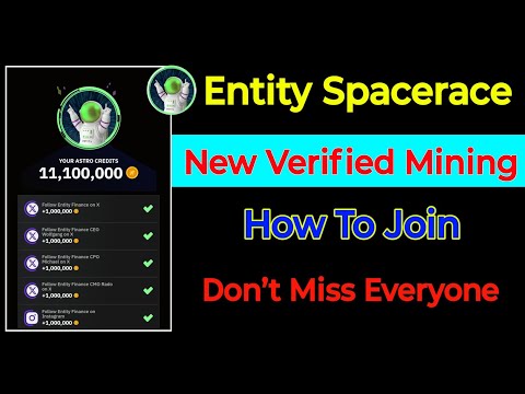 Entity Spacerace | Entity Spacerace Mining Bot | New Verified Telegram Bot.