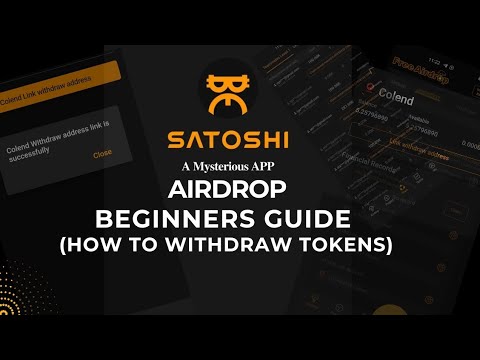 Satoshi Airdrop For Beginners - Lesson 3 (How To Withdraw Tokens On Satoshi App)