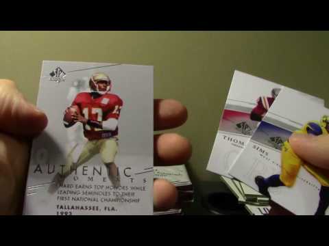 2014 SP AUTHENTIC FOOTBALL HOBBY BOX BREAK