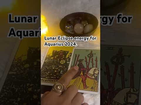 Lunar Eclipse energy for Aquarius 2024.   #tarot #guidance #moon#saturn #lunareclipse #eclipse