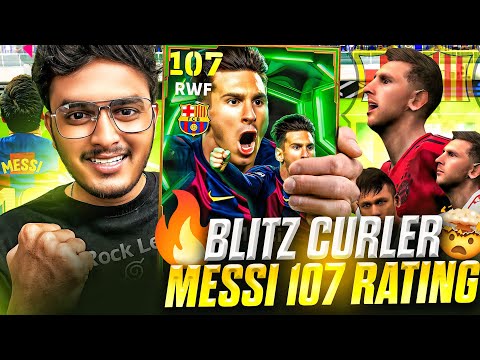 I Played With Messi 108 Blitz Curler🔥Gameplay & Review New MSN Pack eFootball Mobile 25 #efootball