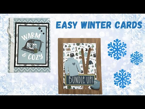 Warm Up Your Holiday With Christmas Cards! #christmascard #diycards #easycardmaking